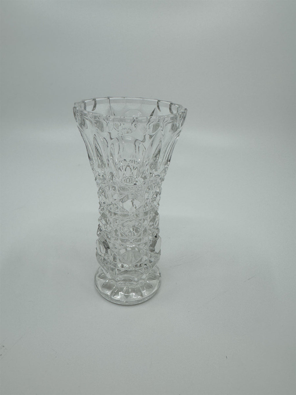 Vintage 24% Lead Crystal Bud Vase Shooter Glass by Imperlux German Democratic Re