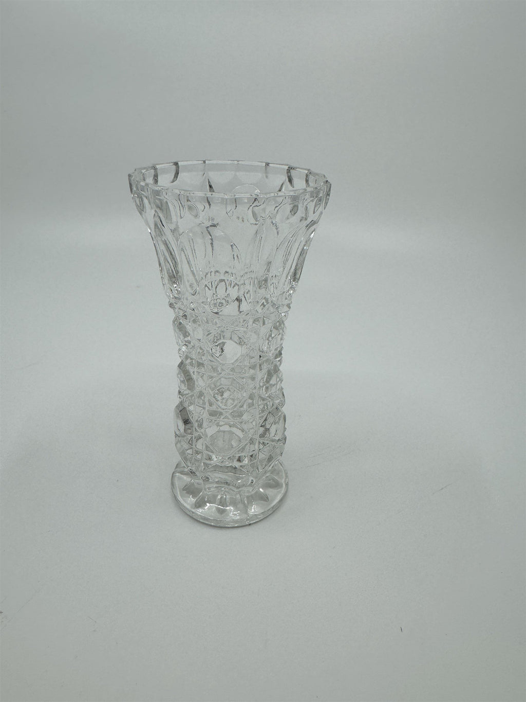 Vintage 24% Lead Crystal Bud Vase Shooter Glass by Imperlux German Democratic Re
