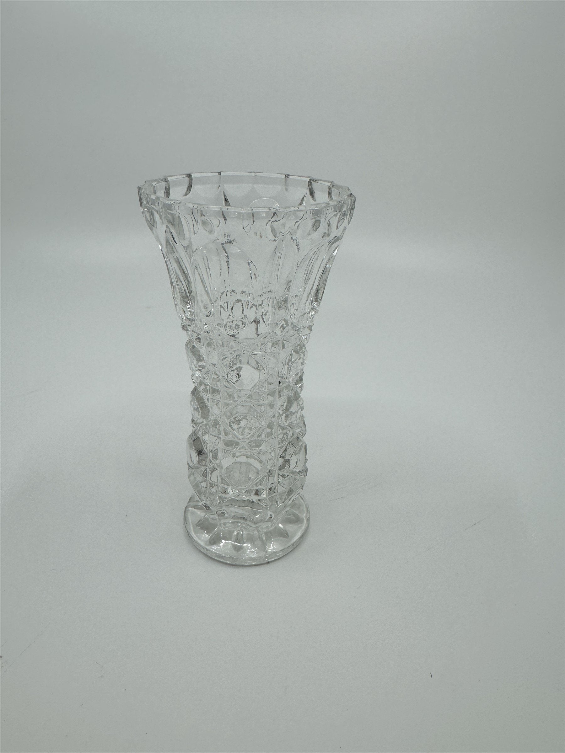 Vintage 24% Lead Crystal Bud Vase Shooter Glass by Imperlux German Democratic Re