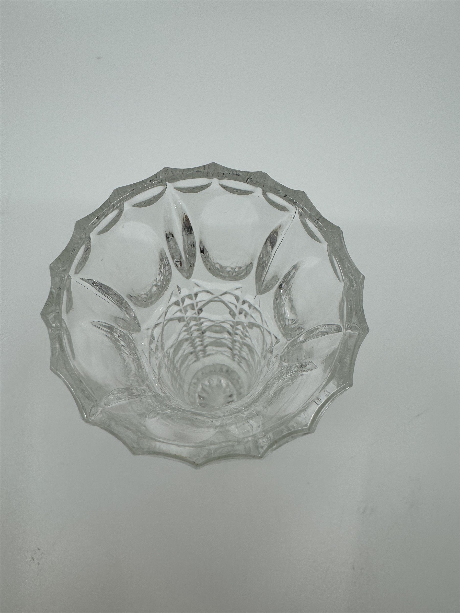 Vintage 24% Lead Crystal Bud Vase Shooter Glass by Imperlux German Democratic Re