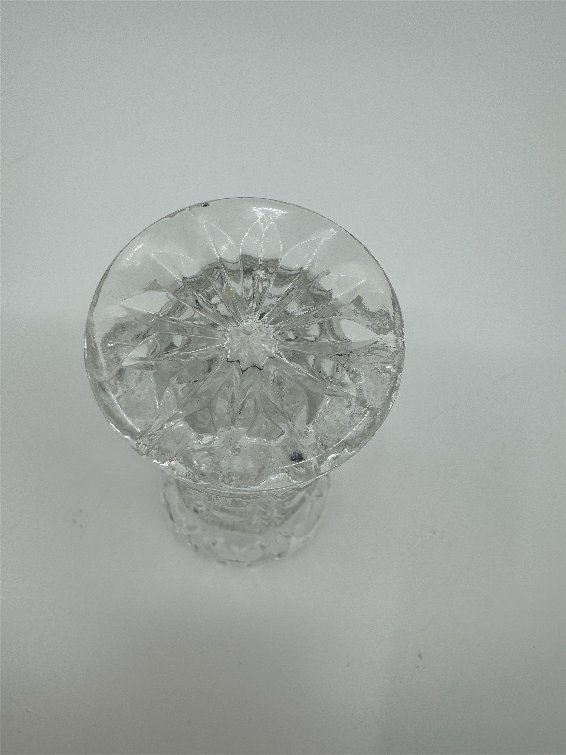 Vintage 24% Lead Crystal Bud Vase Shooter Glass by Imperlux German Democratic Re
