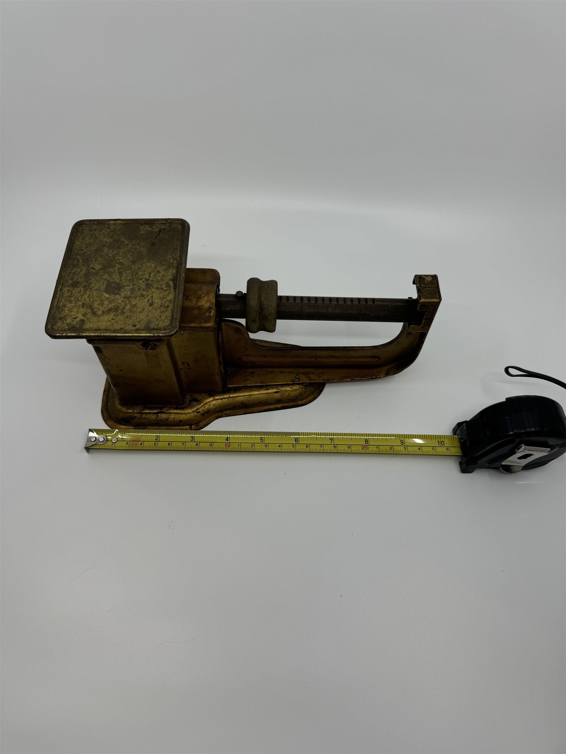 Vintage Triner Scale & Mfg. Co. Metal Postage Scale Oz Antique Postal Scale