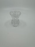Vintage Crystal Toothpick Holder or Shot Glass Pointed Top Ornate