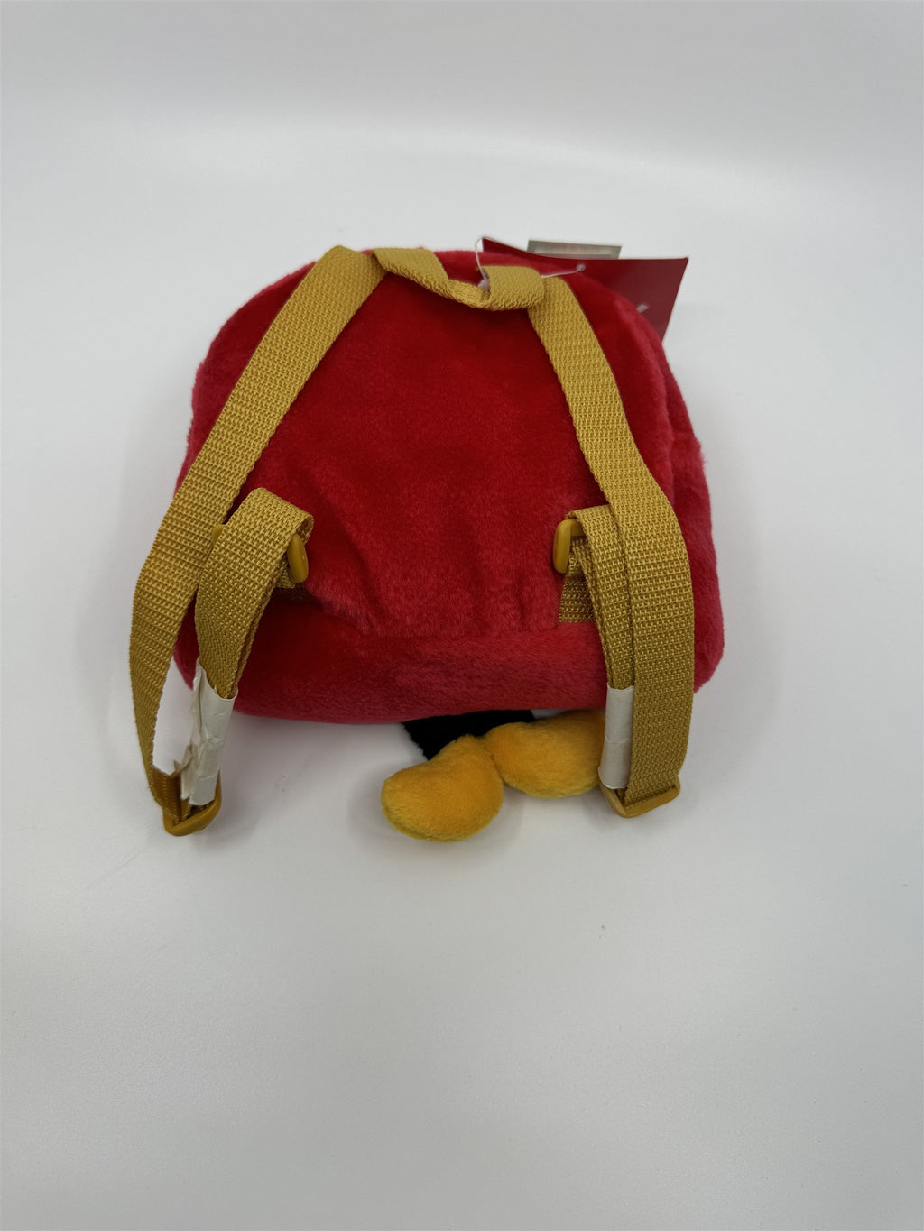 Vintage Mickey Mouse Mini Backpack Plush With Hanging Feet Sears Yellow Straps
