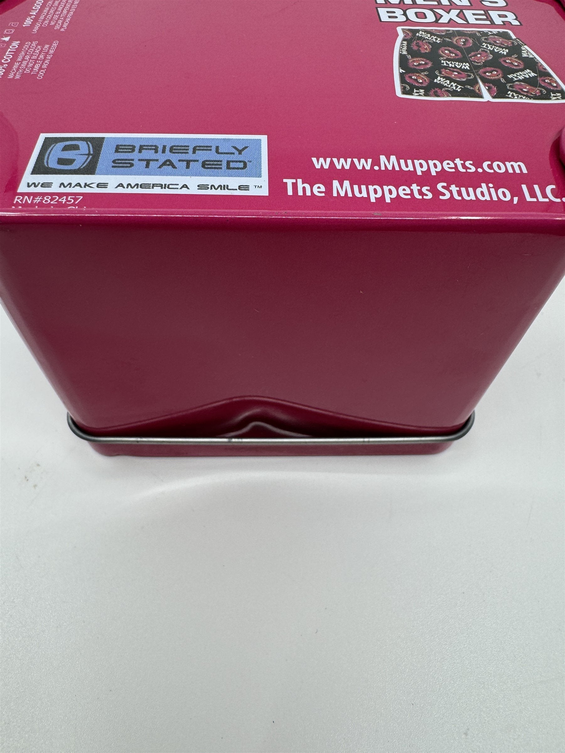 Pink The Muppets Empty Collectible Tin from Mens Boxers (No Boxers Included)
