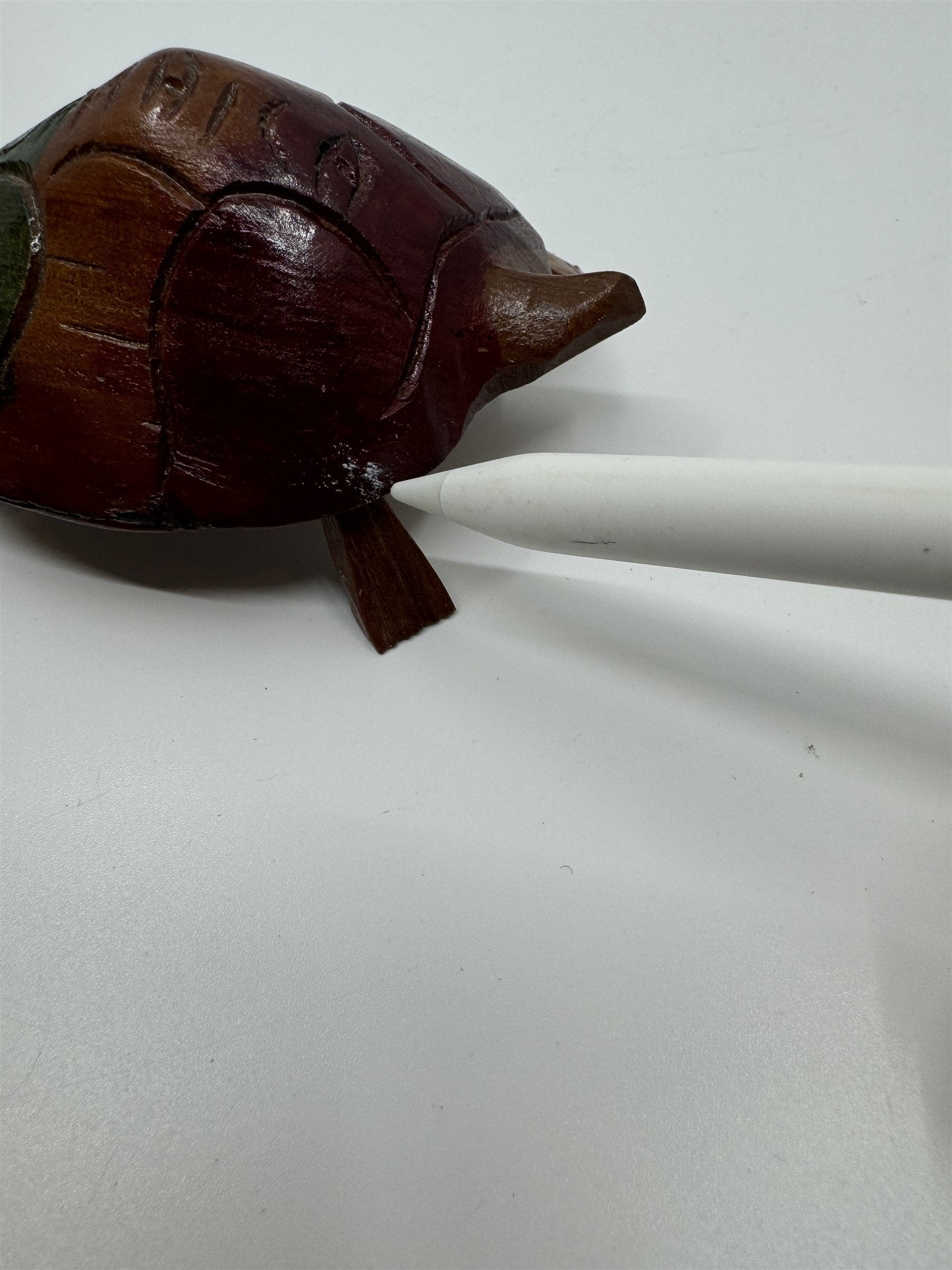 Hand Carved Jamaica Souvenir Wooden Multi-Colored Turtle Tortoise Jamaican Gift