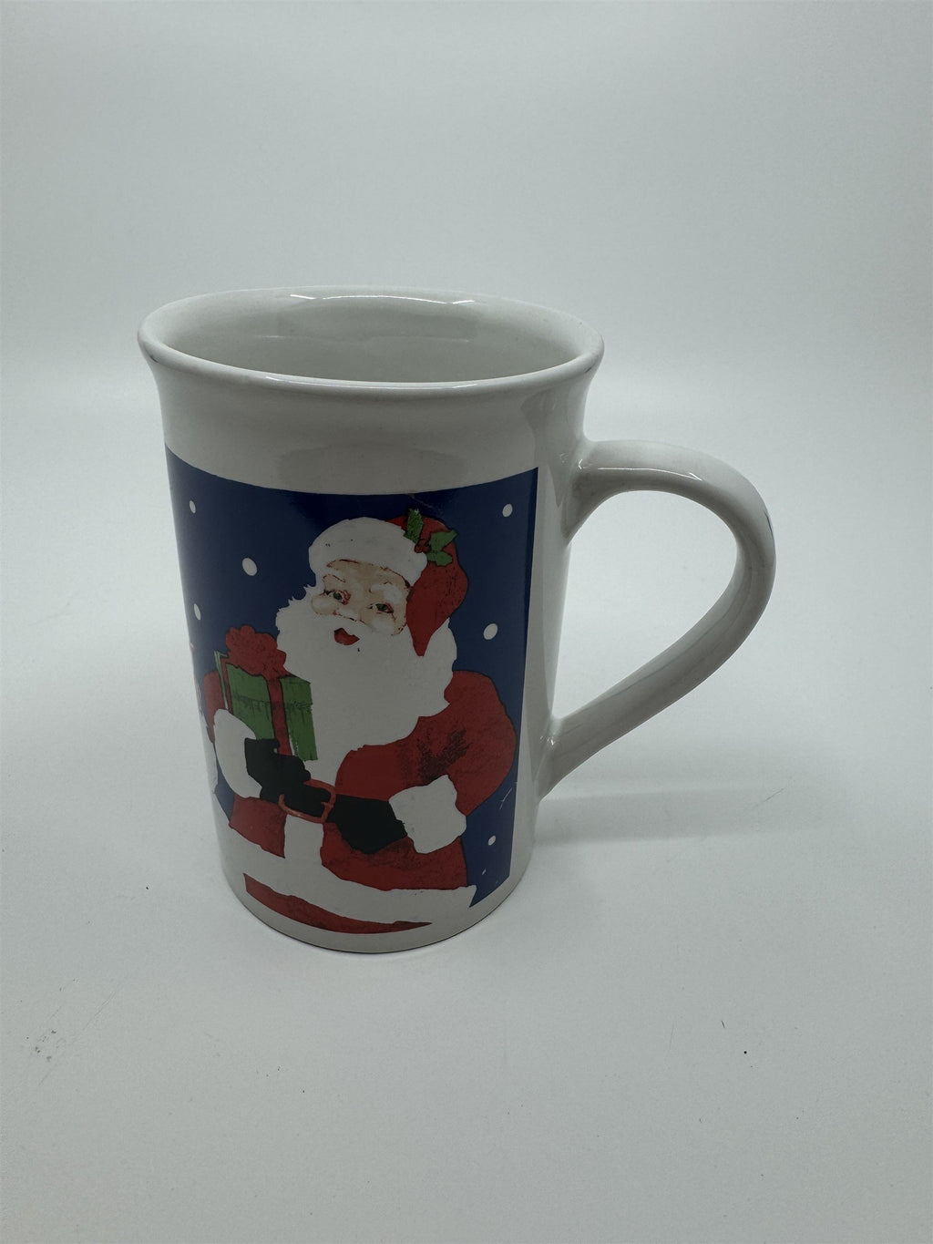 Vintage Royal Norfolk 10oz Christmas Santa Claus Snowman Coffee Hot Cocoa Mug