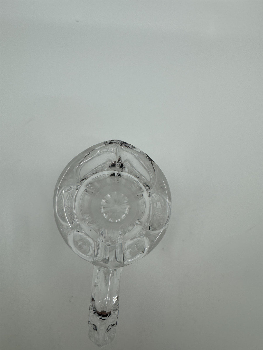 Vintage Clear Crystal Small Cruet Pitcher Creamer Pitcher No Topper Decanter