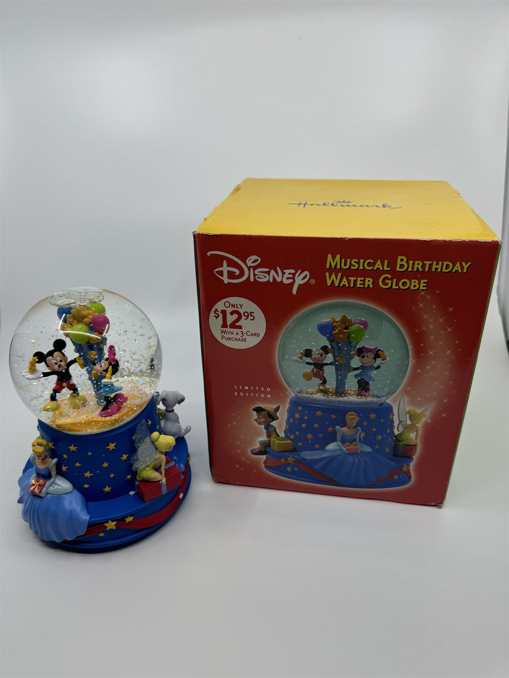 Disney Walt's 100th Musical Birthday Water Snow Globe Limited Edition Hallmark