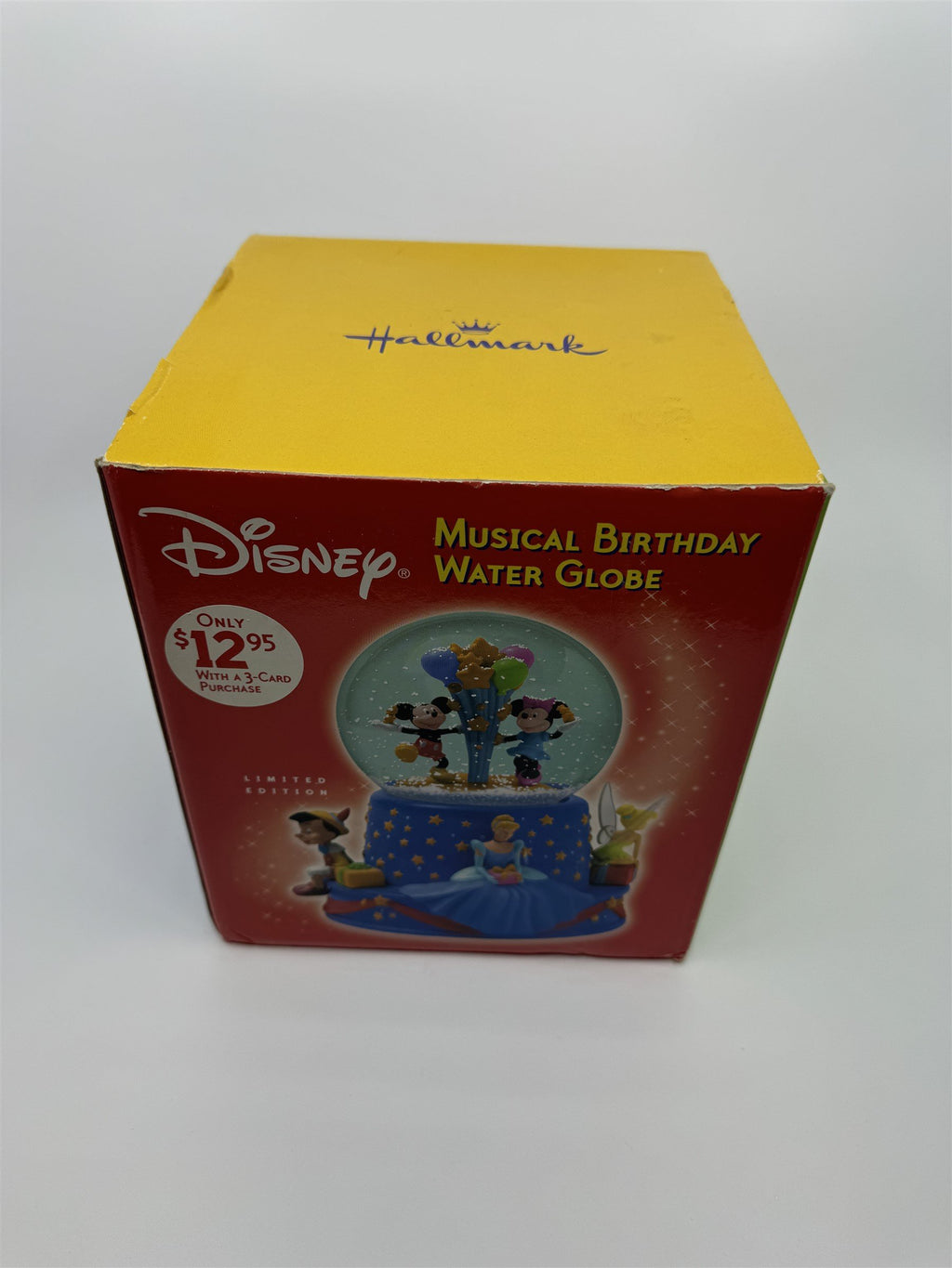 Disney Walt's 100th Musical Birthday Water Snow Globe Limited Edition Hallmark
