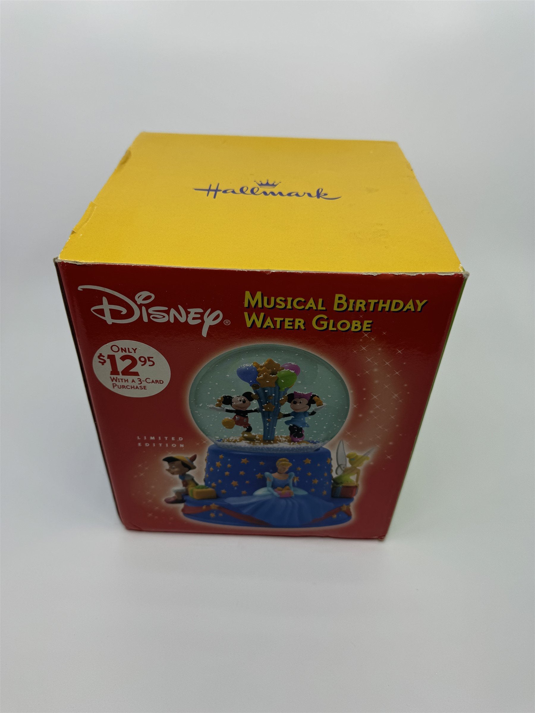 Disney Walt's 100th Musical Birthday Water Snow Globe Limited Edition Hallmark