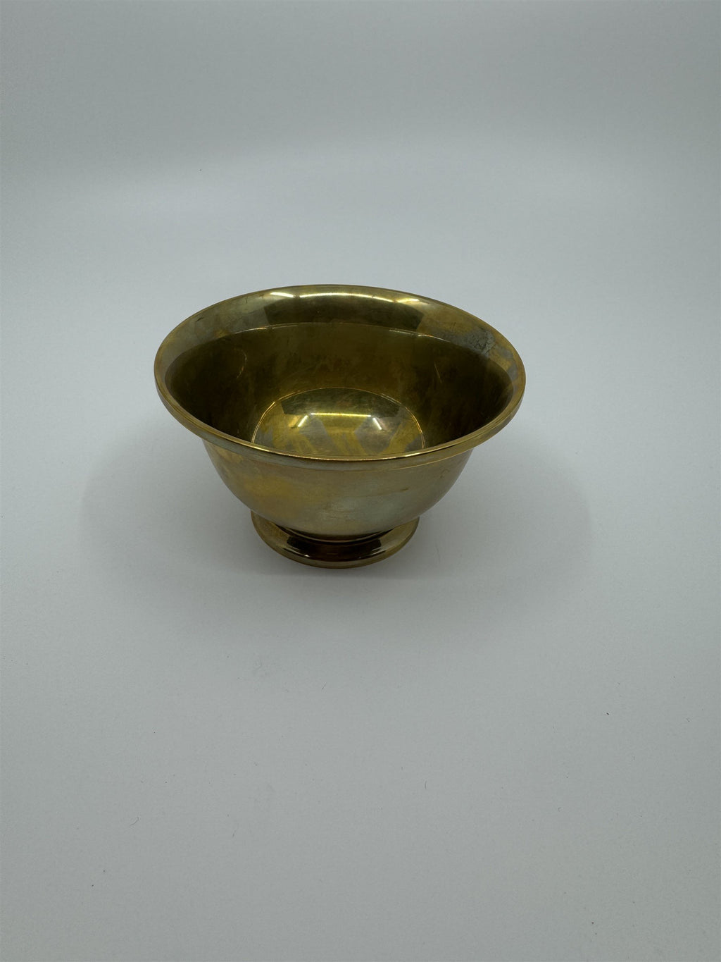 Vintage J.E. Caldwell & Co. Philadelphia Brass/Copper(?) 4" Dish Cup Bowl 92g