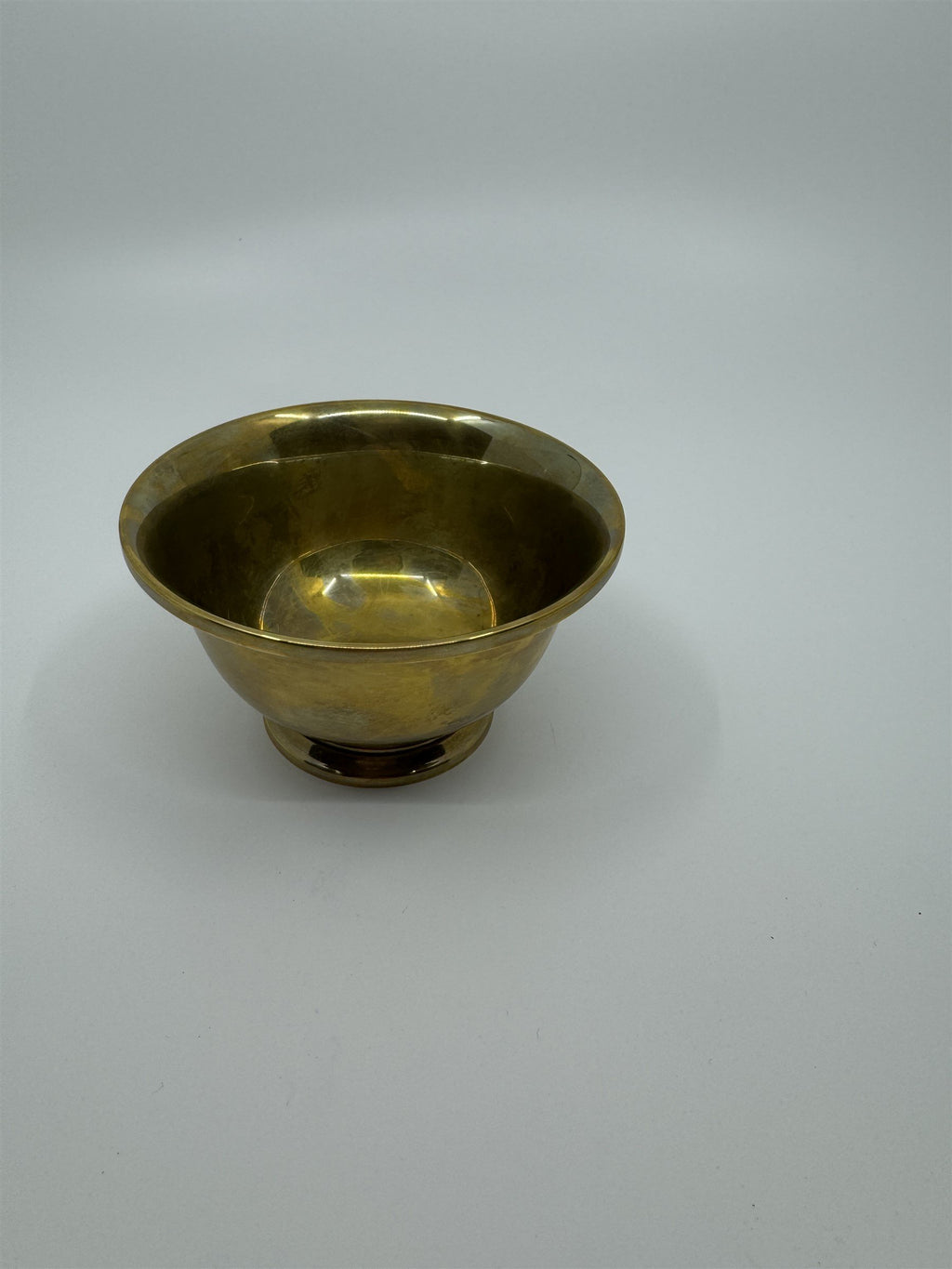 Vintage J.E. Caldwell & Co. Philadelphia Brass/Copper(?) 4" Dish Cup Bowl 92g