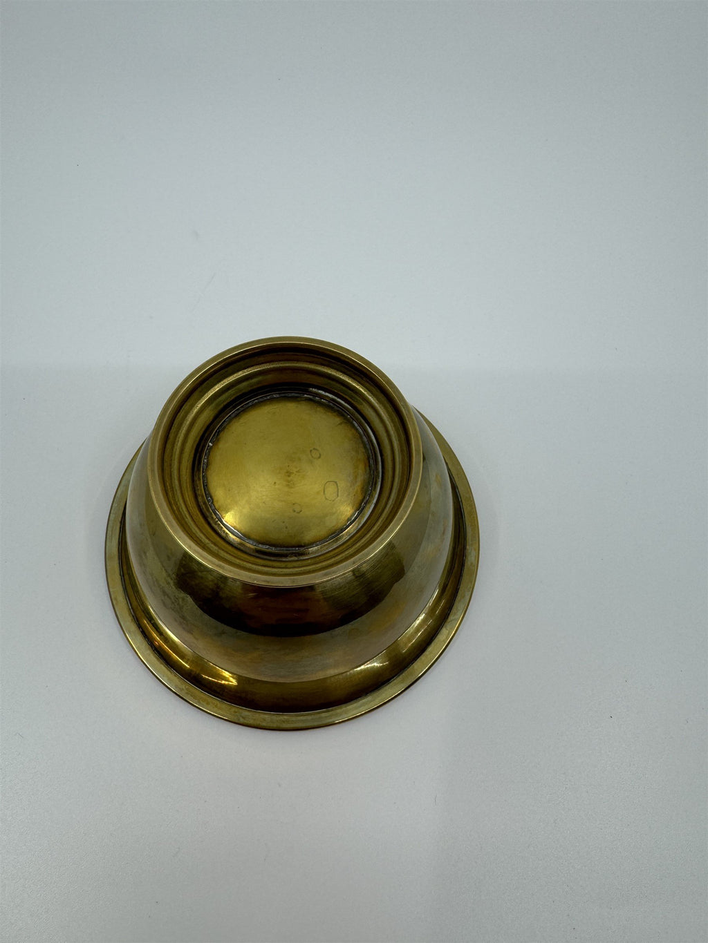 Vintage J.E. Caldwell & Co. Philadelphia Brass/Copper(?) 4" Dish Cup Bowl 92g