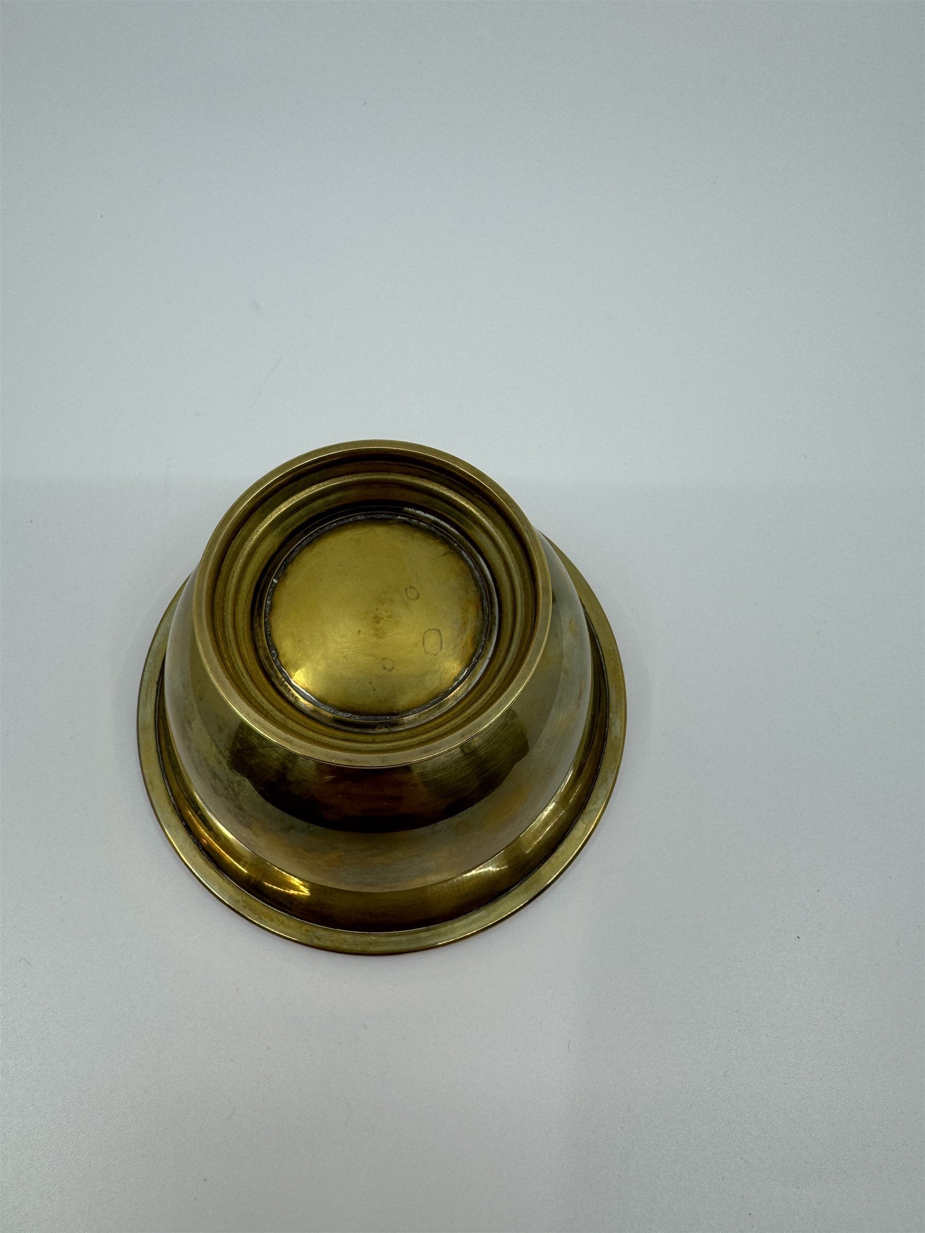Vintage J.E. Caldwell & Co. Philadelphia Brass/Copper(?) 4" Dish Cup Bowl 92g