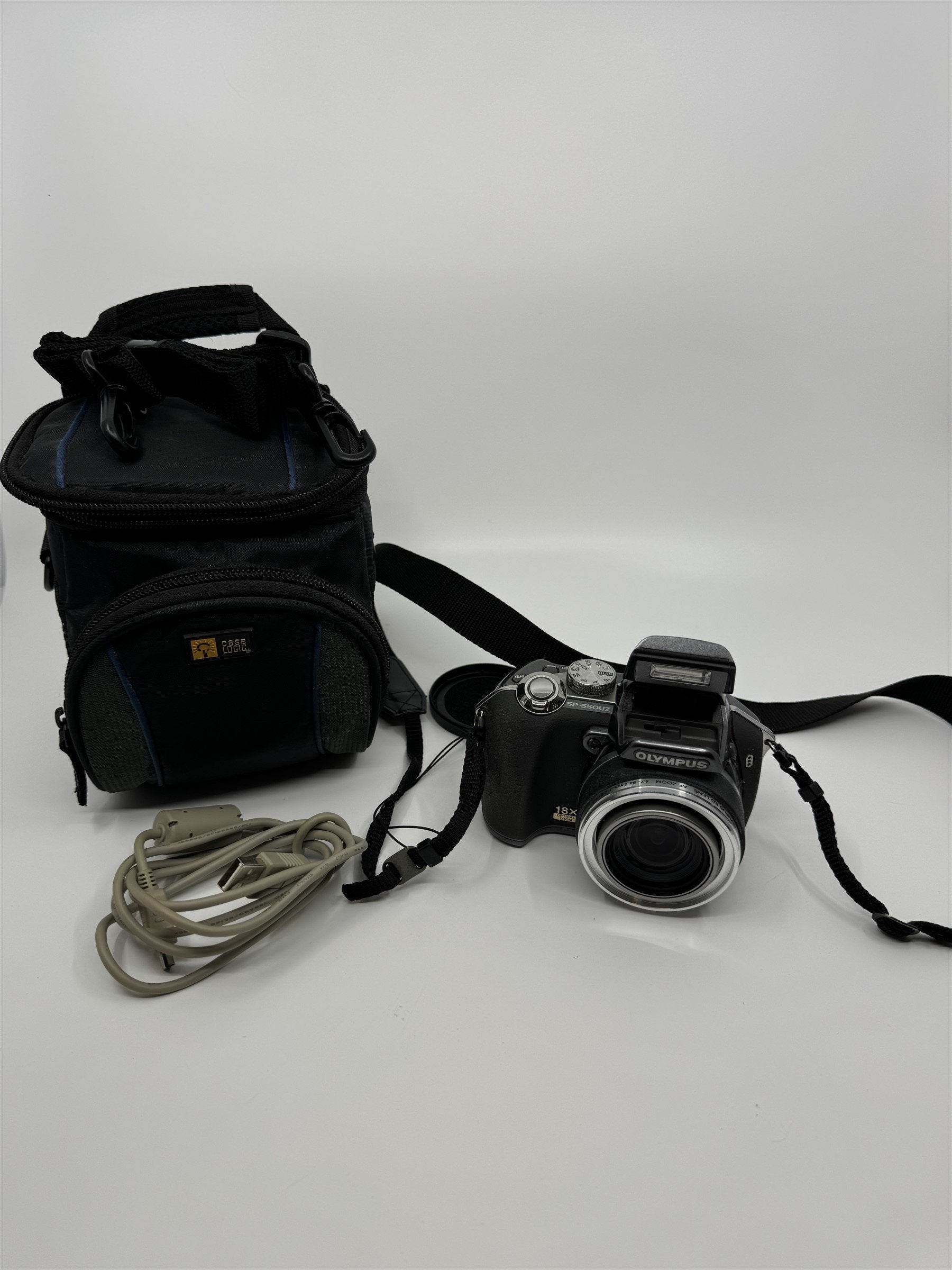 Olympus SP-550UZ AA Battery 7.1MP 18x Zoom Tested Bridge Camera & 2GB XD Card