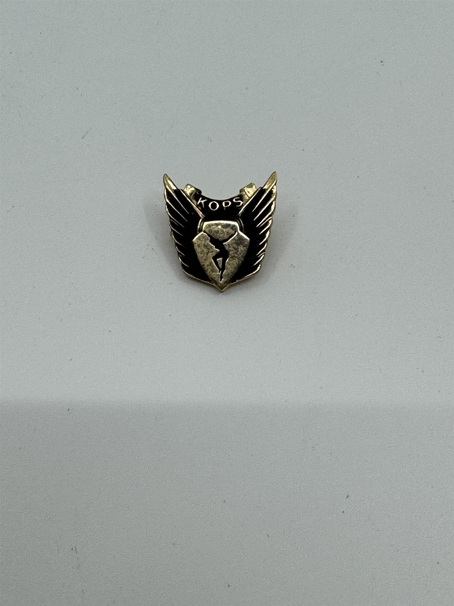 Vintage KOPS Keep Off Weight Loss Award Lapel Pin Wings Dancer Ballerina Pin
