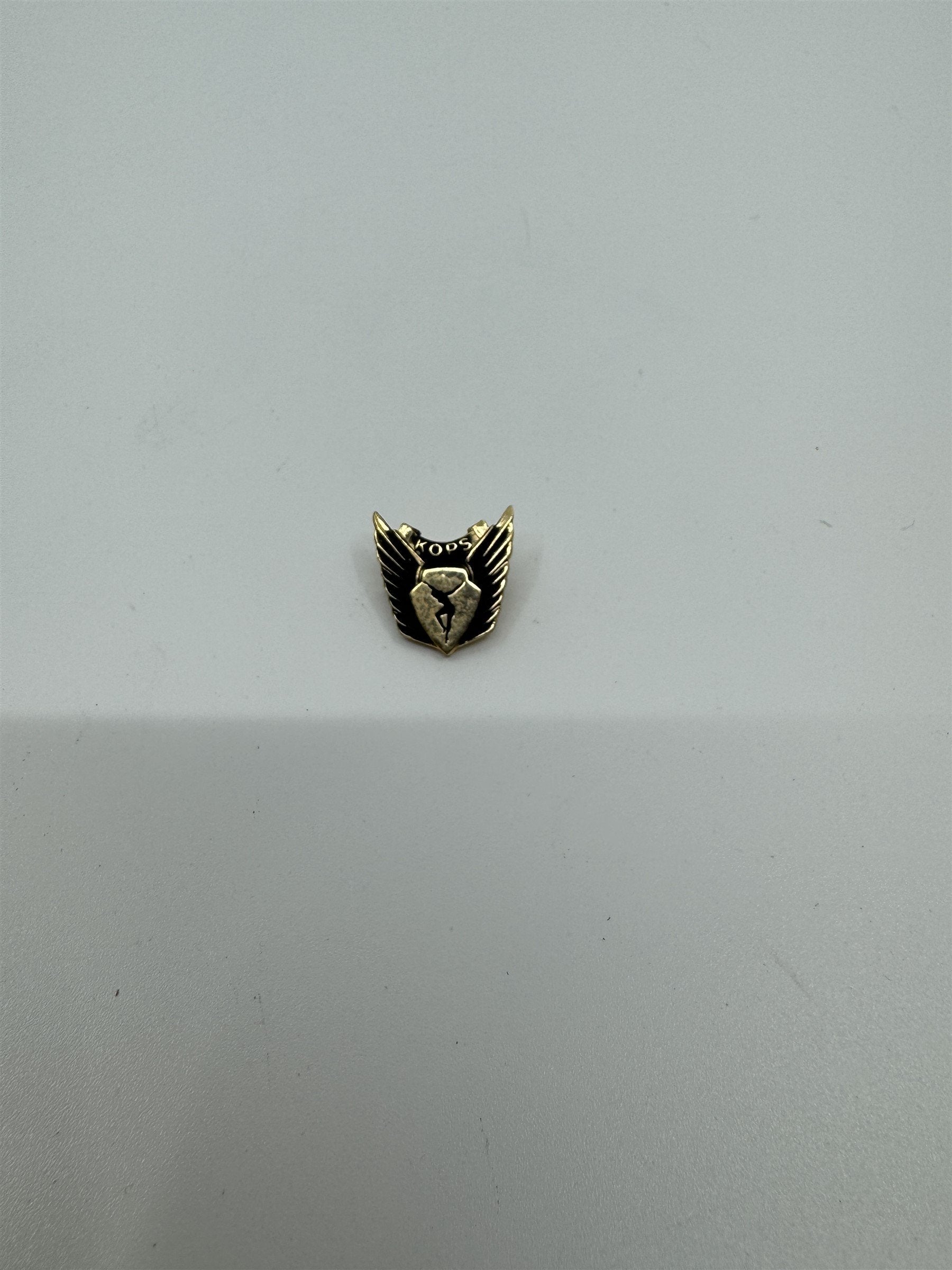 Vintage KOPS Keep Off Weight Loss Award Lapel Pin Wings Dancer Ballerina Pin