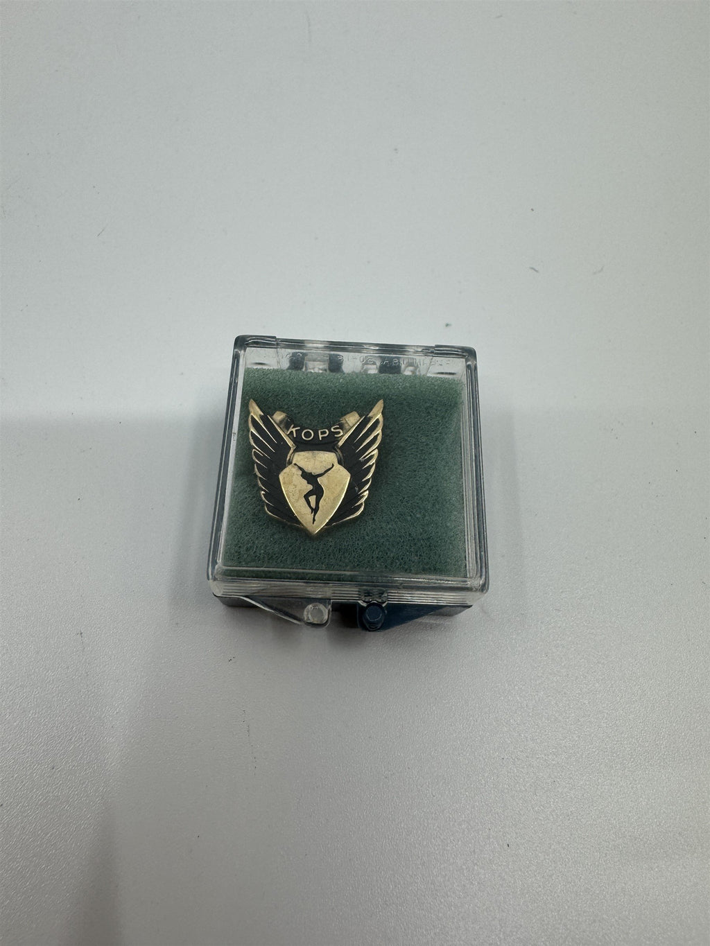 Vintage KOPS Keep Off Weight Loss Award Lapel Pin Wings Dancer Ballerina Pin