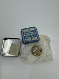 Vintage Kirk Dial Watch Dials Refinished Crystals Fitted Watch Dial /w Tin