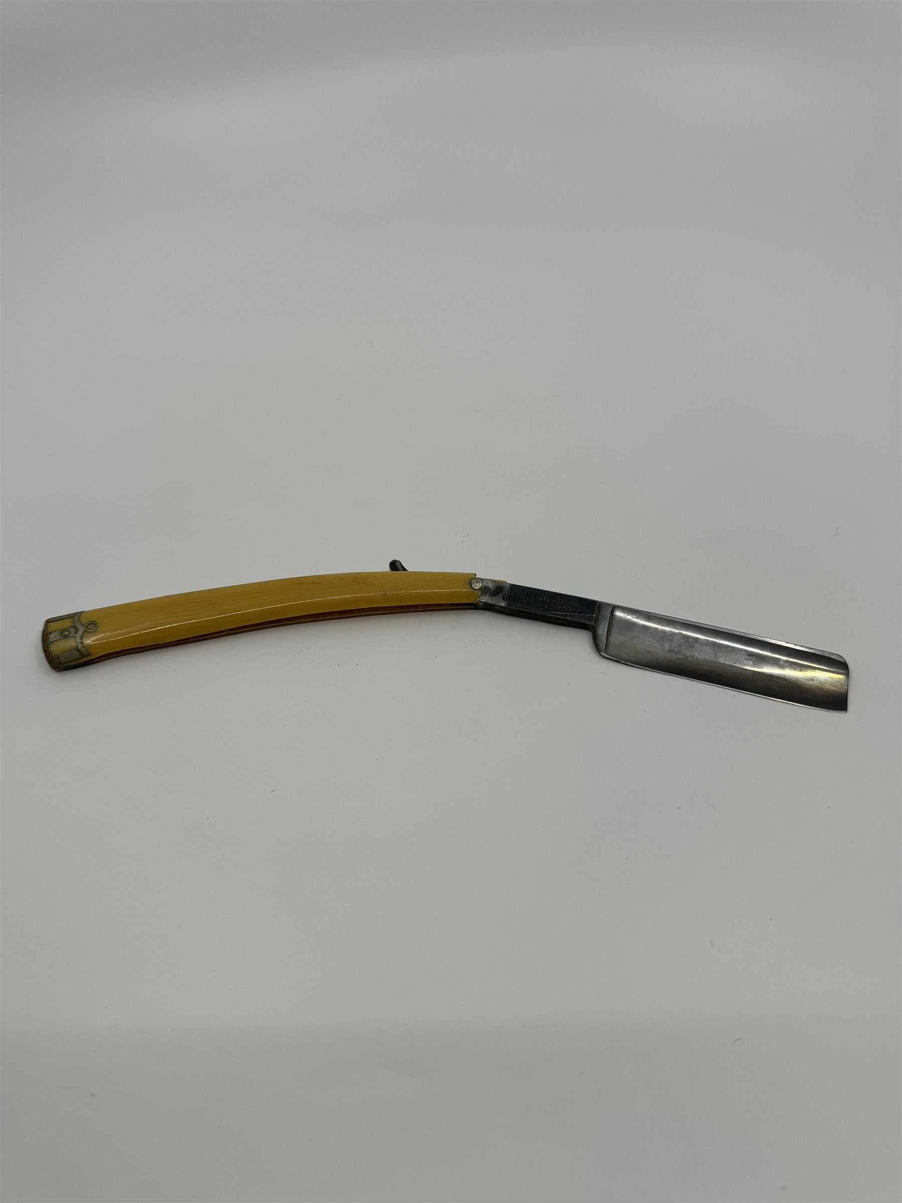 Vintage Straight Razor Staysharp Cutlery Co Solingen Germany Fancy End