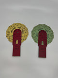 Set of 2 Vintage Multi-Play Fast and Fun Multiplication and Division Paper Wheel