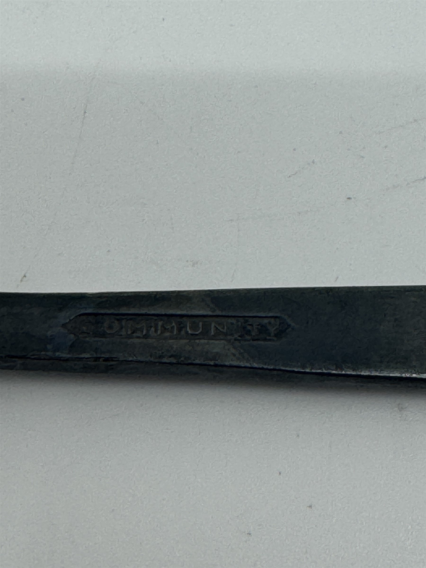SUGAR SPOON! Vintage ONEIDA COMMUNITY silverplate: MORNING STAR pattern: EXC