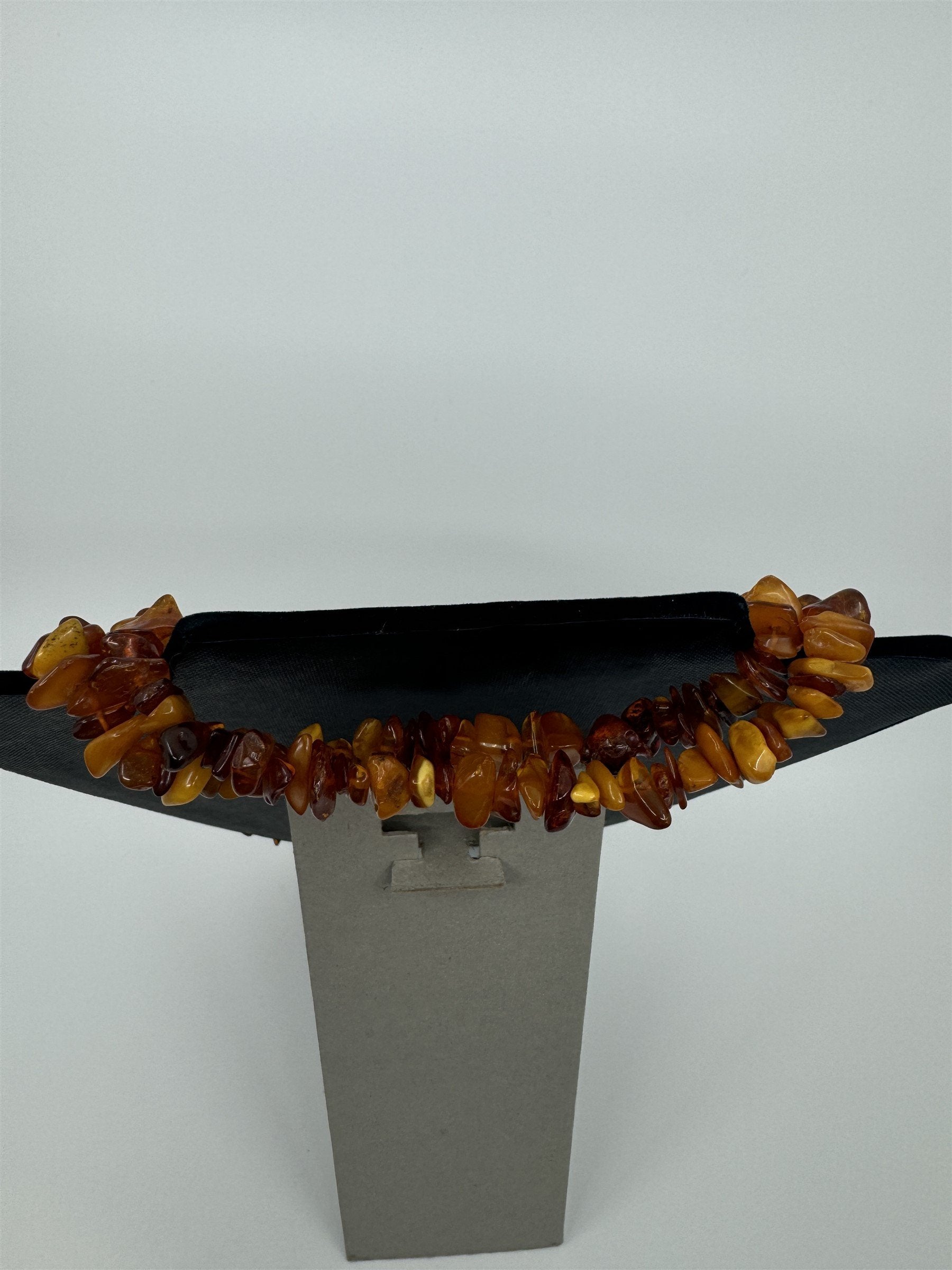 Vintage Extra Long Baltic Amber Double-Wrap Necklace