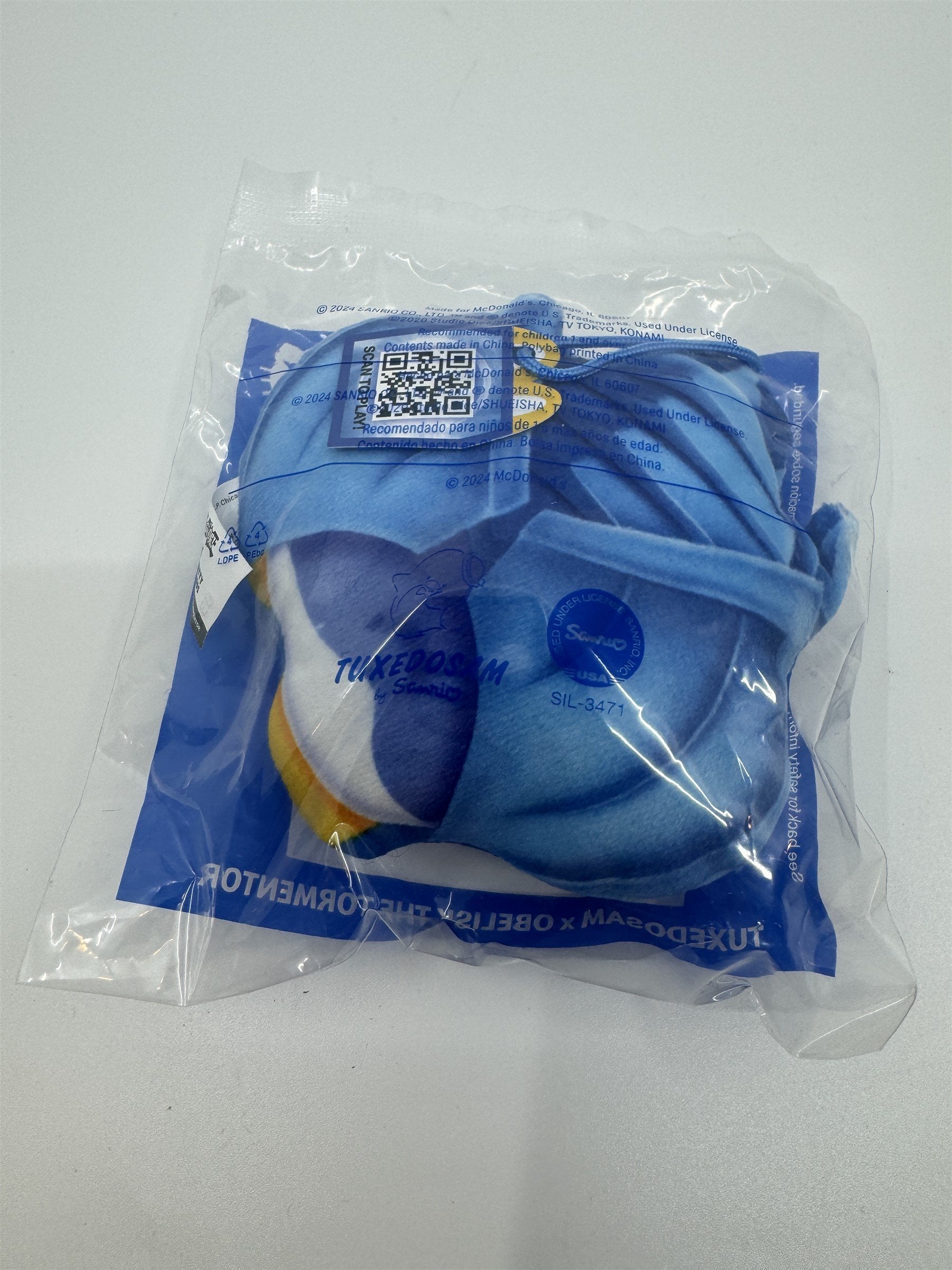 McDonald's Happy Meal Toy 2024 Yu-Gi-Oh x Hello Kitty "Tuxedosam x Obelisk The"