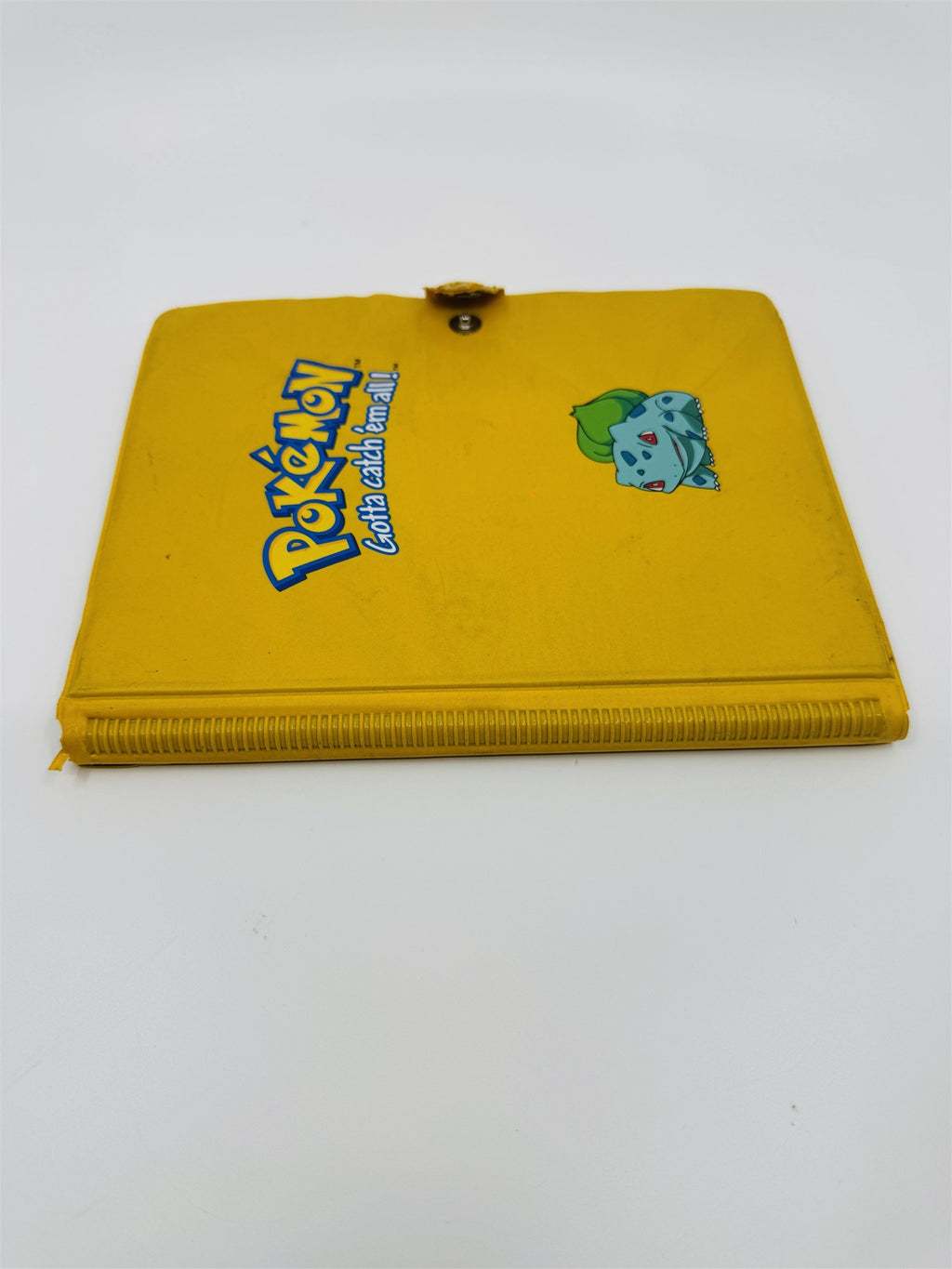 Vintage Pokemon Gotta Catch 'Em All! Yellow Bulbasaur Pokemon Card Binder Case
