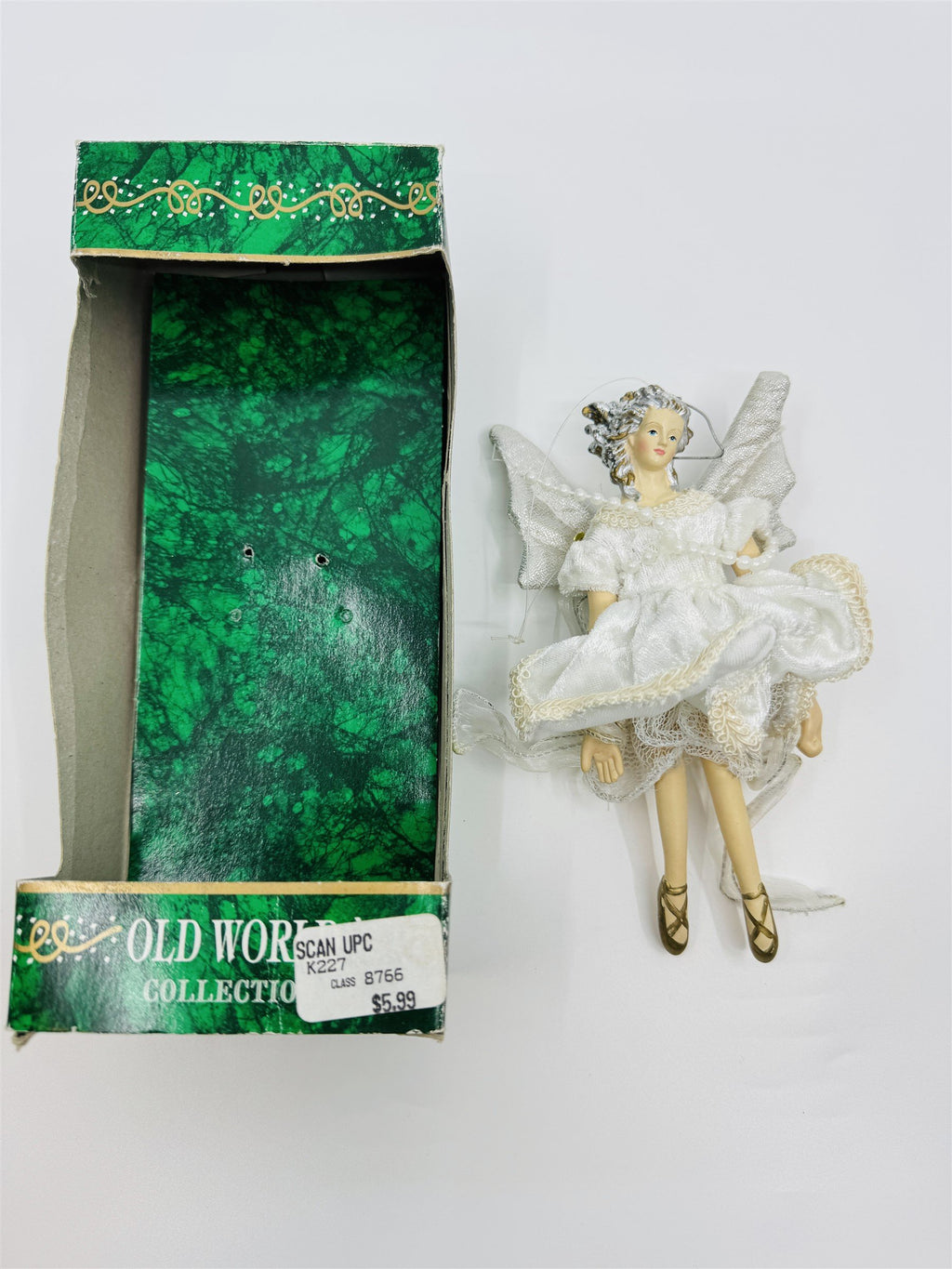 Vintage Old World Collection Angel Ornament Top Century Enterprises Ballerina
