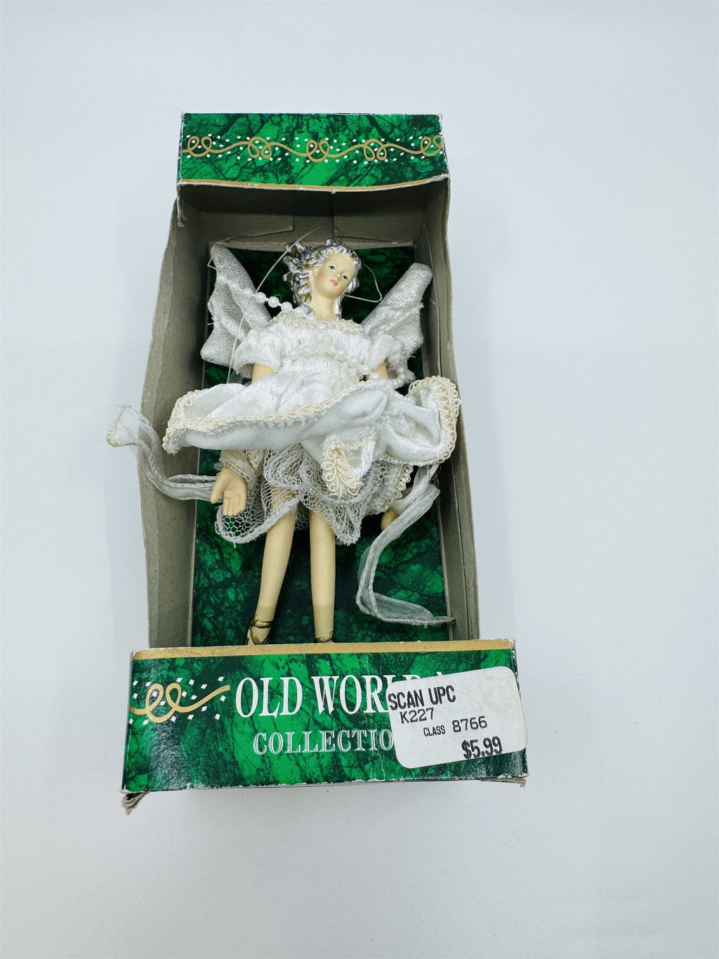 Vintage Old World Collection Angel Ornament Top Century Enterprises Ballerina