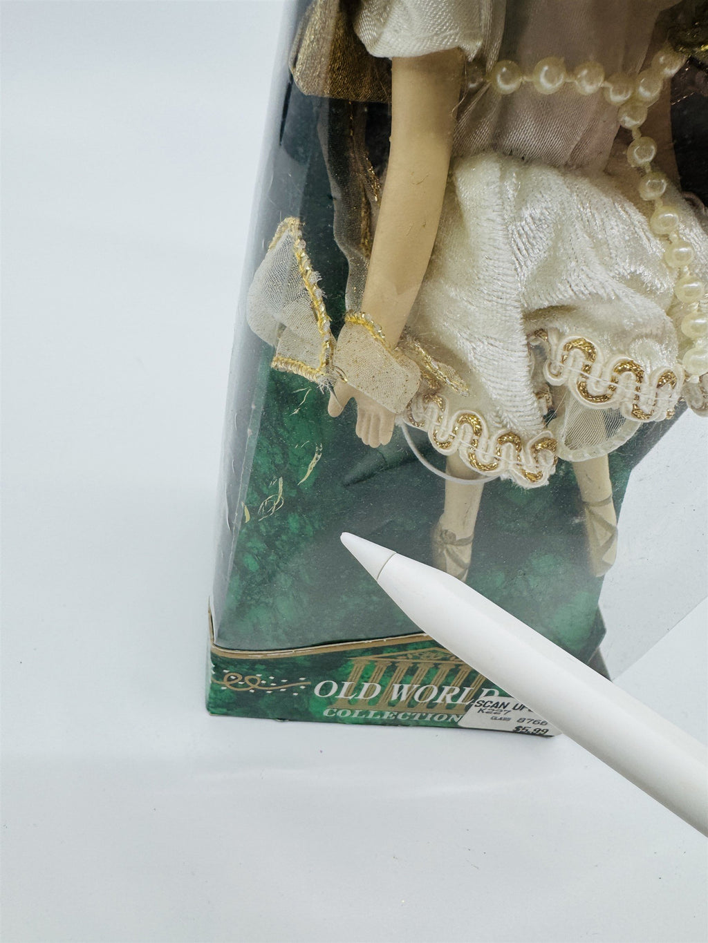 Vintage Old World Collection Angel Ballerina Ornament Top Century Enterprises