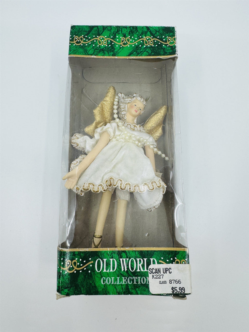 Vintage Old World Collection Angel Ornament Top Century Enterprises Ballerina