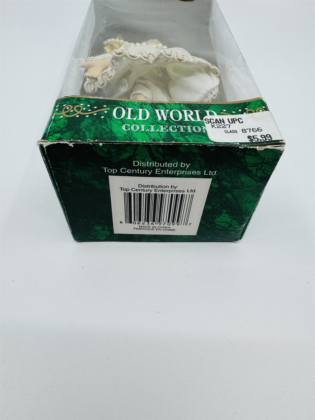 Vintage Old World Collection Angel Ornament Top Century Enterprises Ballerina