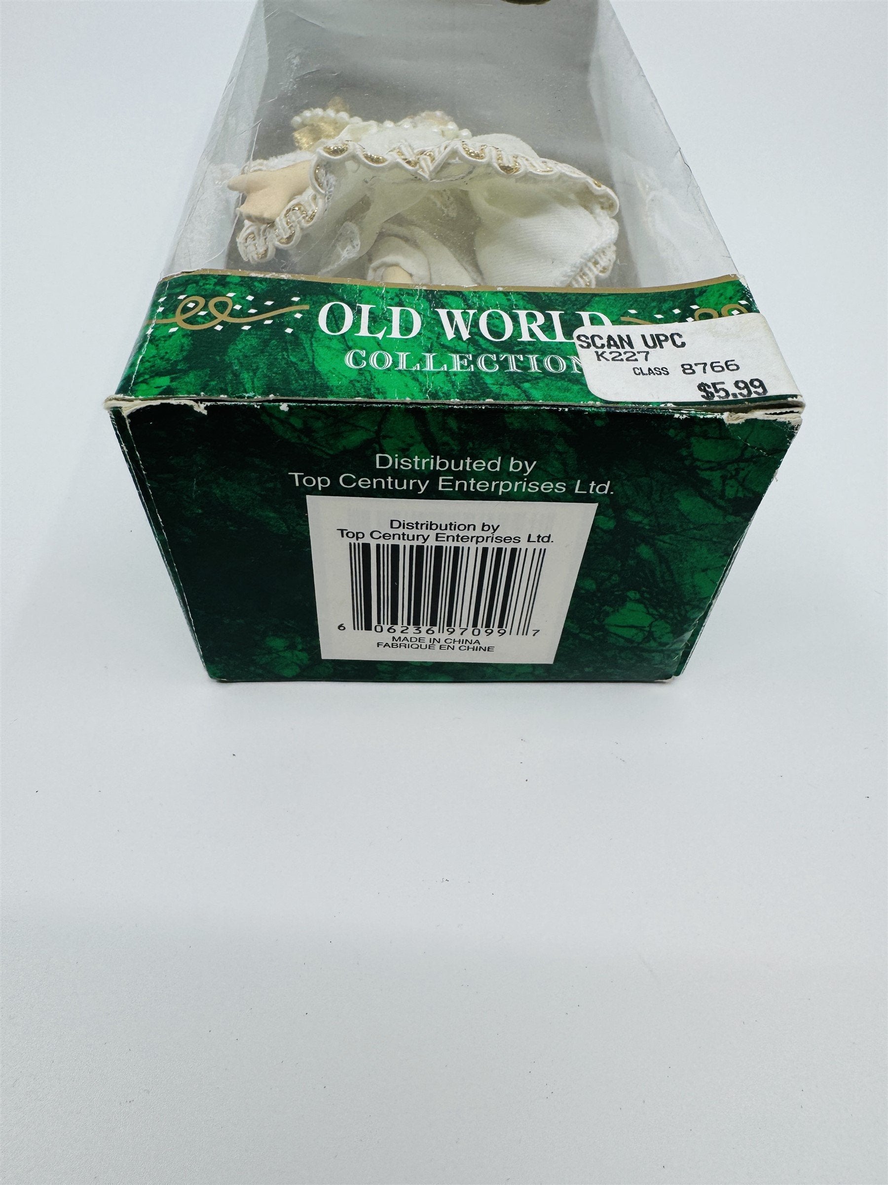 Vintage Old World Collection Angel Ornament Top Century Enterprises Ballerina