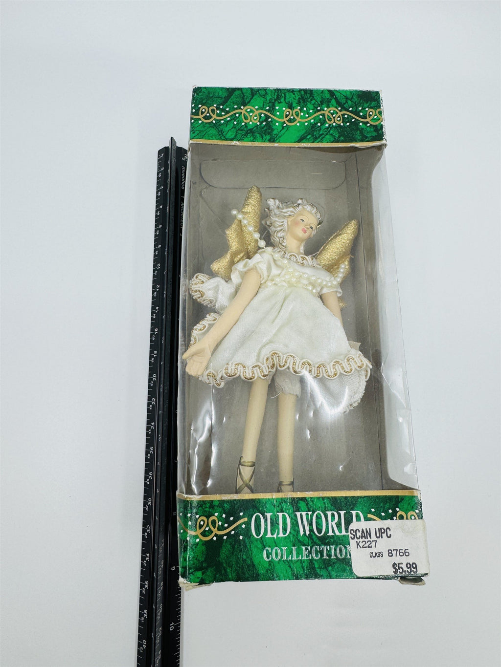 Vintage Old World Collection Angel Ornament Top Century Enterprises Ballerina