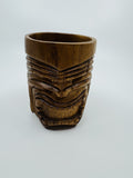 Vintage 1974 Hawaii Hawaiian Tiki Man Hand-Carved Mug Made in Philippines