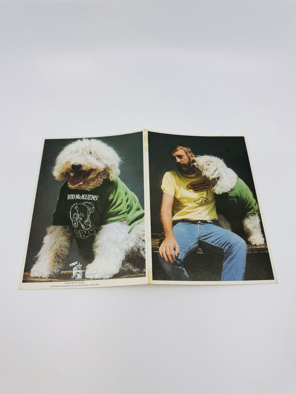 Vintage 1974 Rod McKuen Greeting Card "Celebrate!" Rod McKuen from Words Card