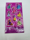 Disney Princesses Stickers Vintage NOS Princess Stickers Arielle Jasmine Belle