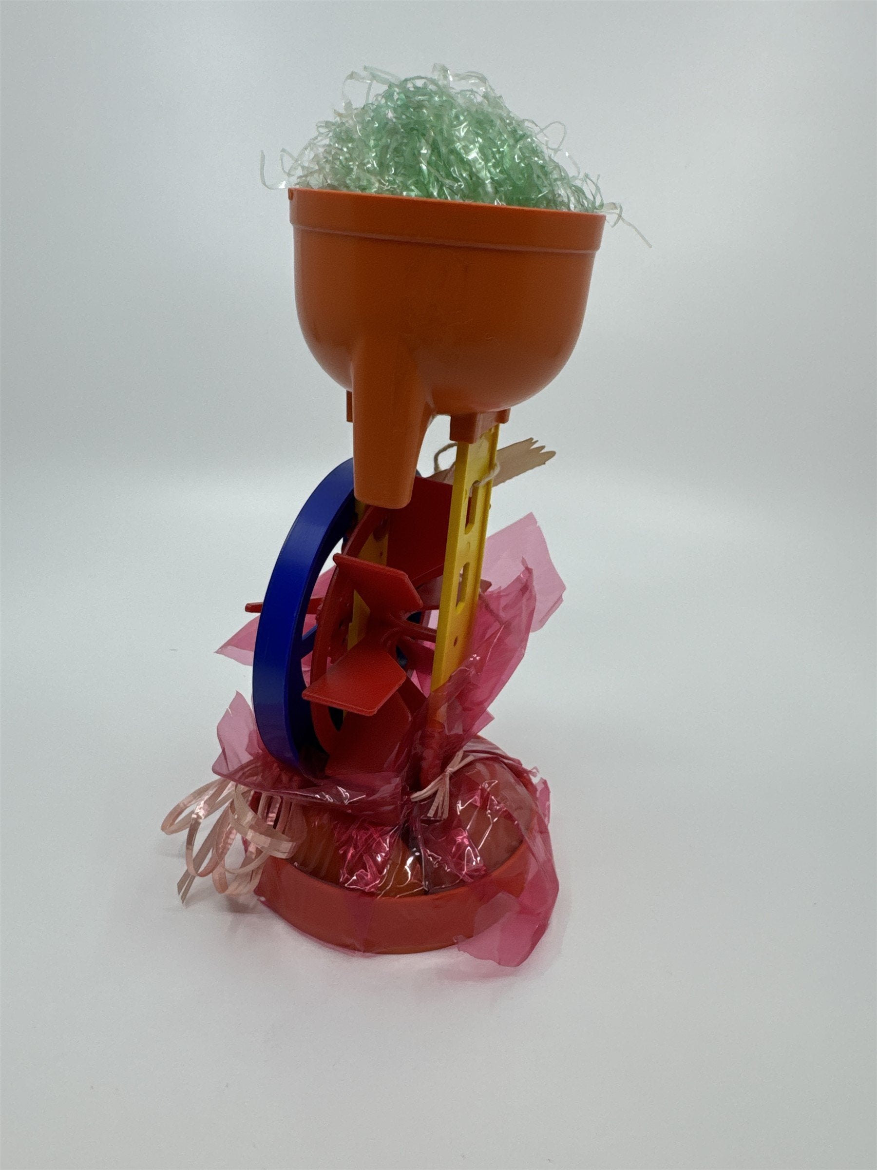 Vintage Easter Gift Trophy Water Mill Clocktower Plastic Resin Children Toy