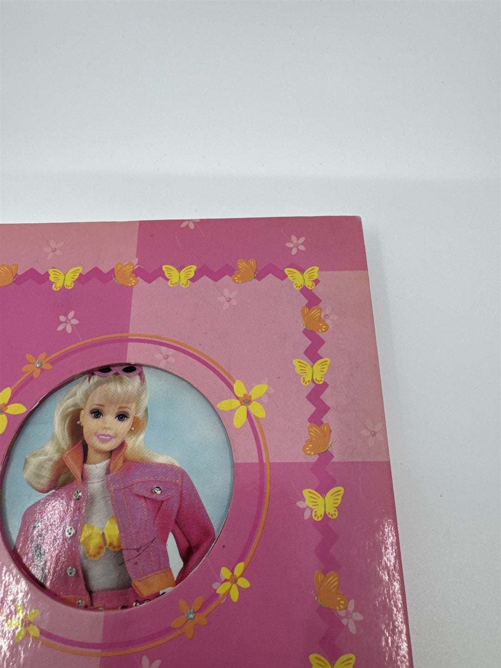 Vintage 1997 Barbie Mattel Pink Spiral-Bound Notebook