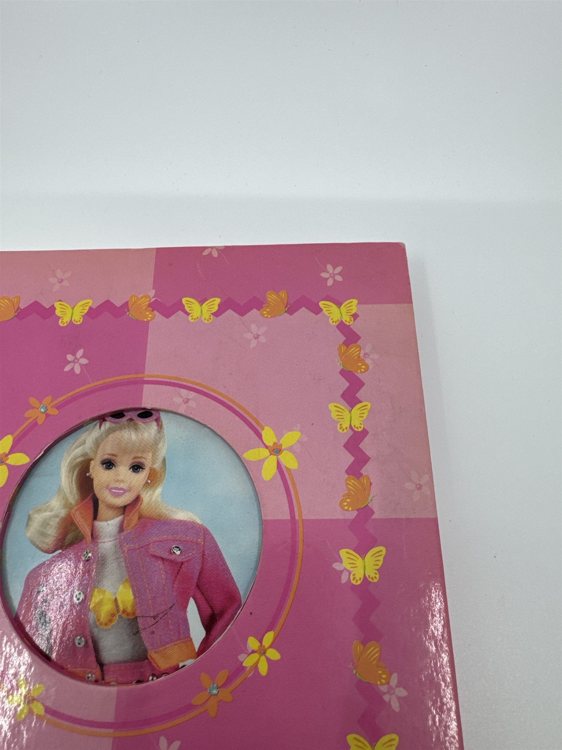 Vintage 1997 Barbie Mattel Pink Spiral-Bound Notebook