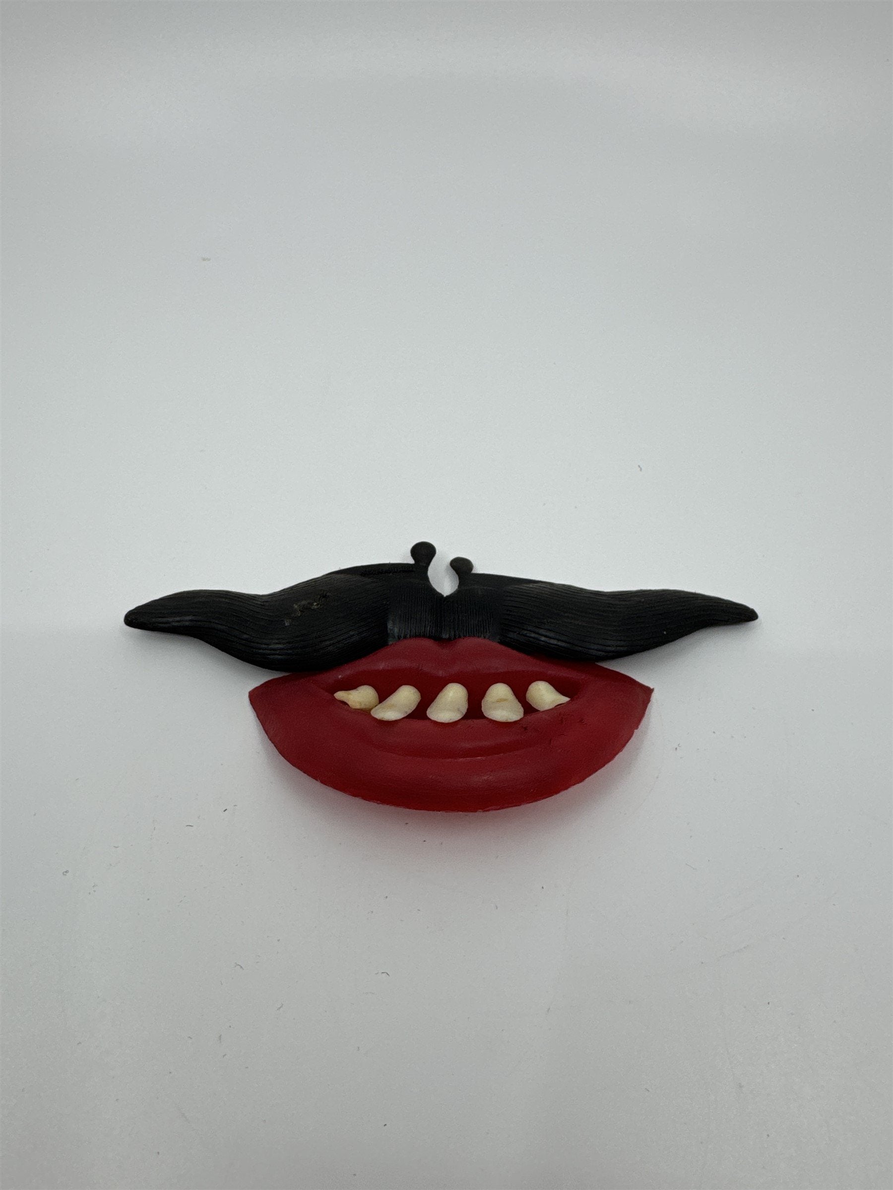 Vintage Topstone Halloween Mustache Lips and Teeth Fake Face Apparel for Costume