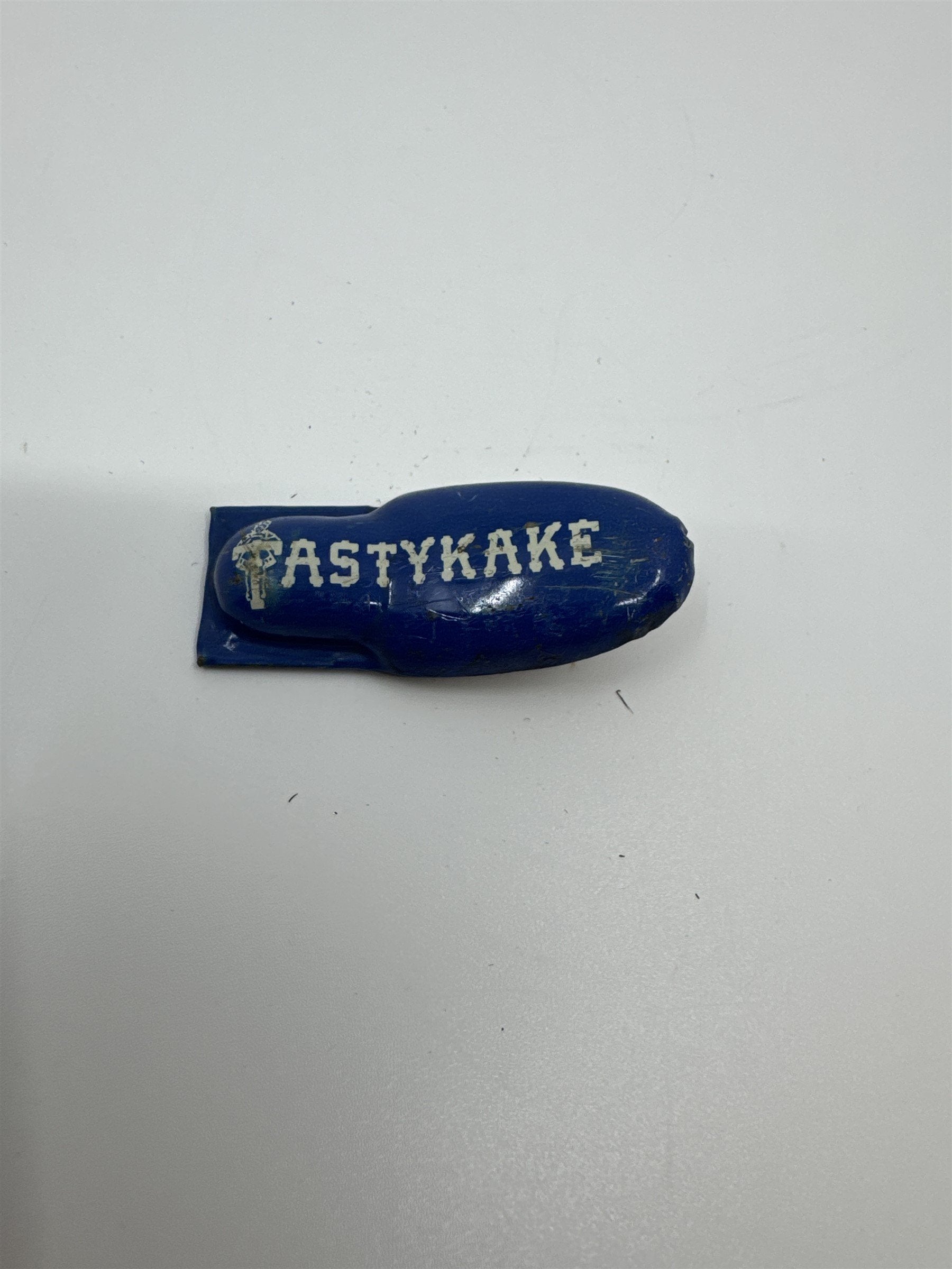 Vintage Tastykake Advertising Tin Clicker Metal Noisemaker Vintage Toy Works USA