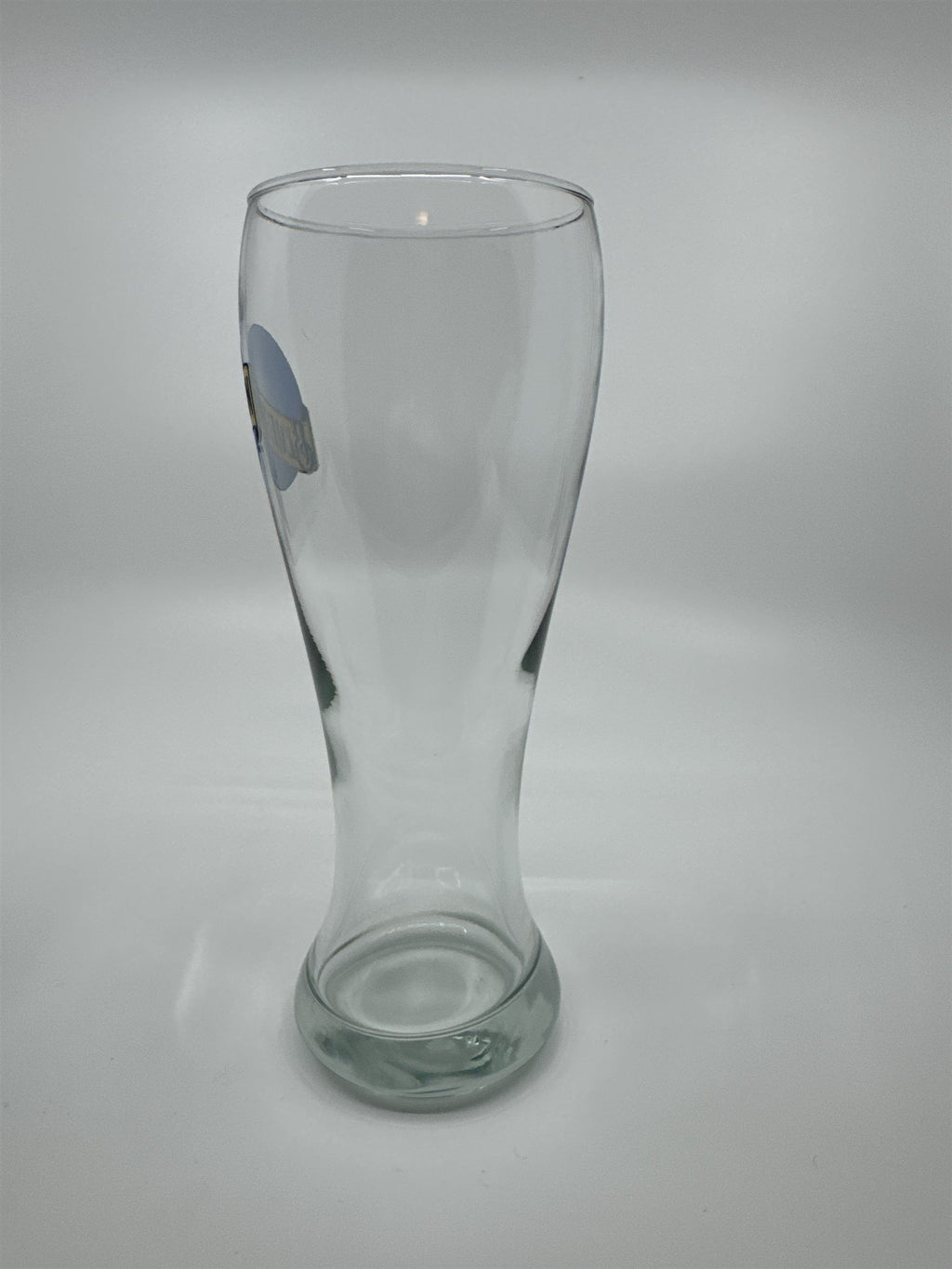Vintage Blue Moon Weighted Bottom Pilsner Beer Glass Authentic Bar Pub Glass