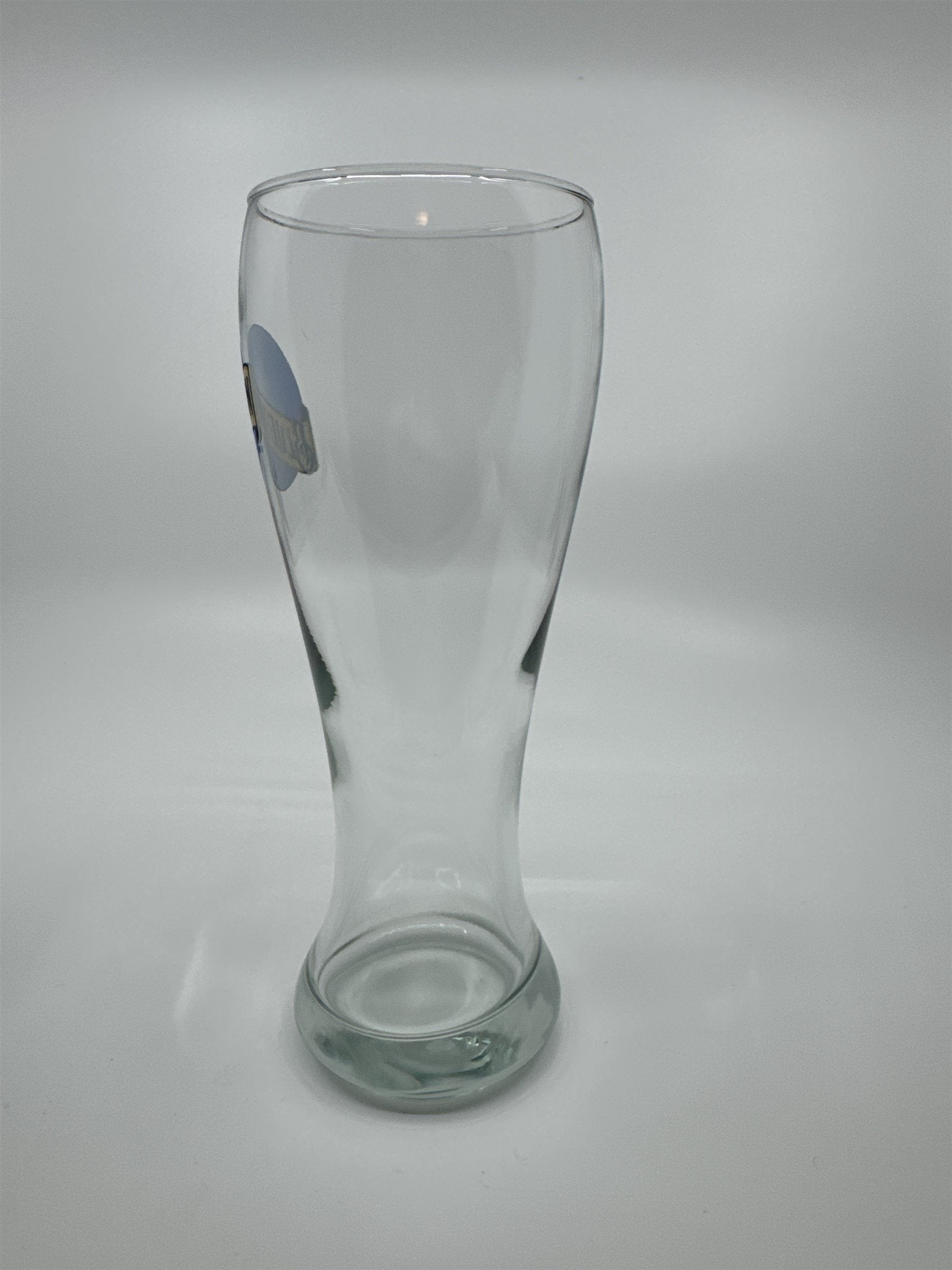 Vintage Blue Moon Weighted Bottom Pilsner Beer Glass Authentic Bar Pub Glass