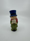 Vintage Christmas Caroler Boy Ceramic Painted Figurine 5" RB Made in Japan