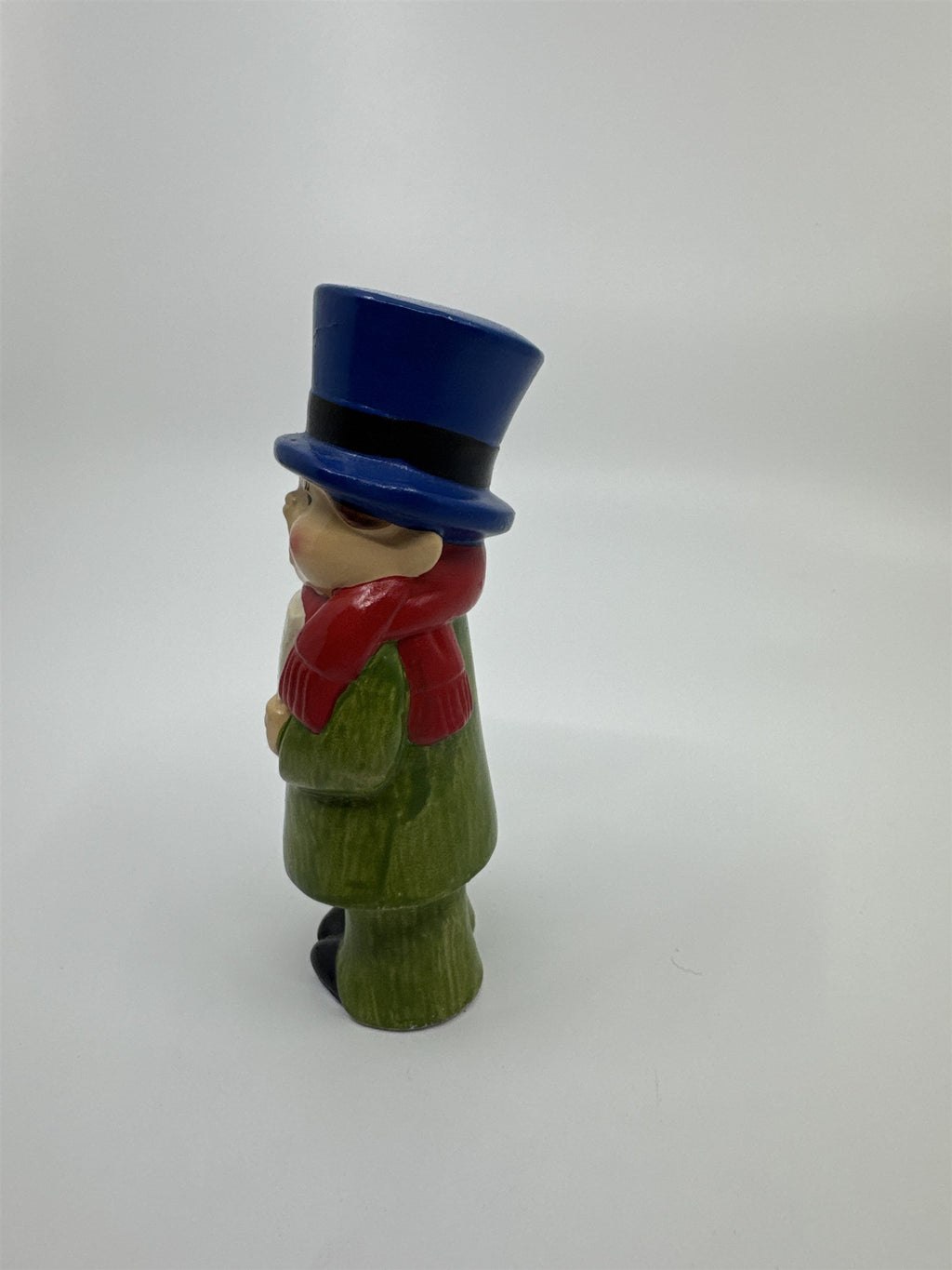 Vintage Christmas Caroler Boy Ceramic Painted Figurine 5" RB Made in Japan