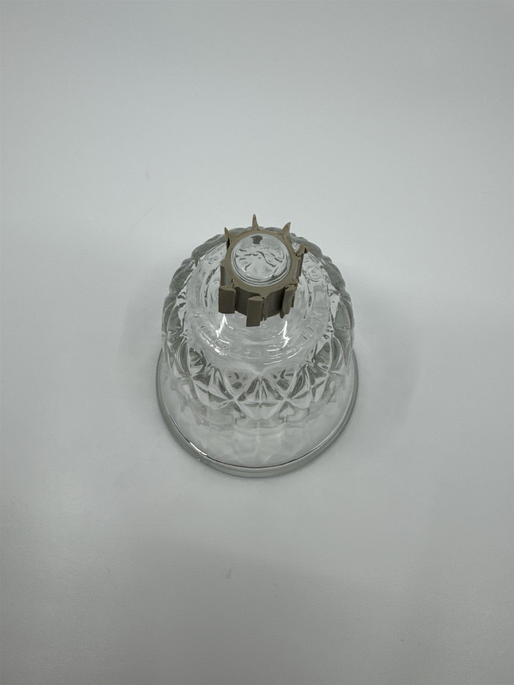 Vintage Home Interiors & Gifts Small Short Votive Candle Holder Glass